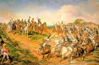 Pintura O Grito do Ipiranga de Pedro Américo, ilustrando o artigo A História Secreta da Independência.