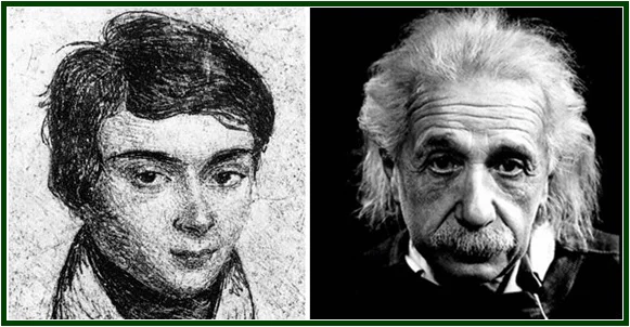 E. Galois and A. Einstein