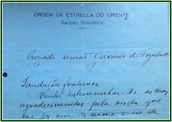Carta de Seidl Para Gervásio, Sem Data
