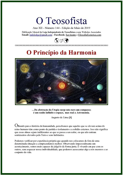 O TEOSOFISTA, Maio de 2019