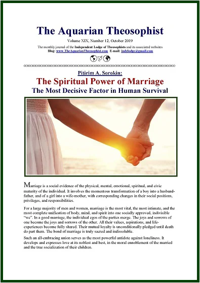 The Aquarian Theosophist, October 2019