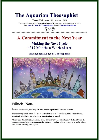 The Aquarian Theosophist, November 2020