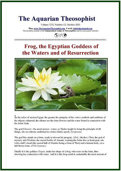 The Aquarian Theosophist, October 2021