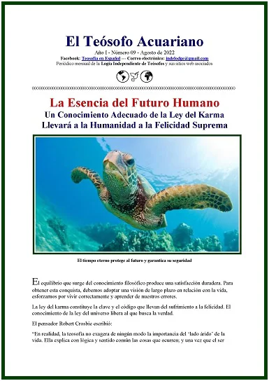 El Teósofo Acuariano 009, Agosto de 2022