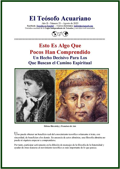 El Teósofo Acuariano 021, Agosto de 2023
