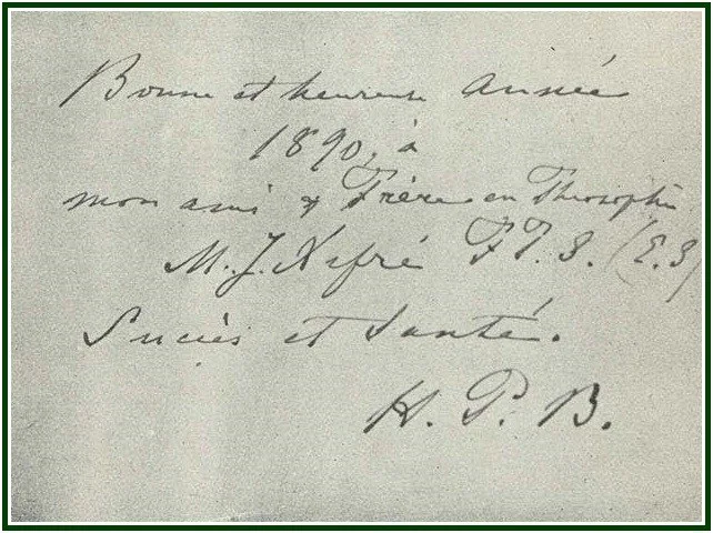 New Year Greetings from Blavatsky