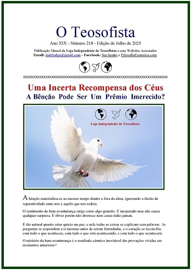 O TEOSOFISTA, Julho de 2025