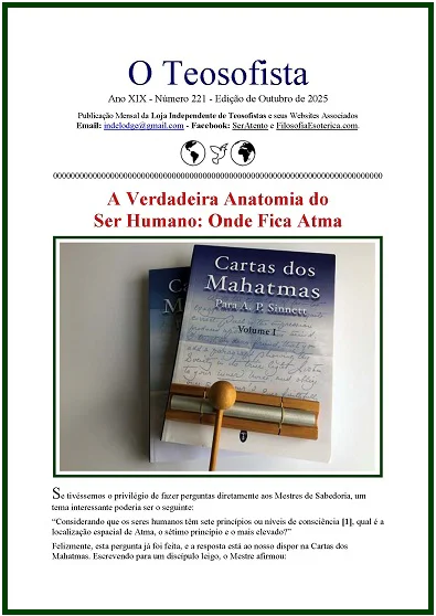 O TEOSOFISTA, Outubro de 2025